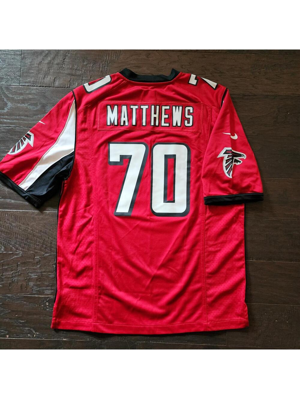 Jake Matthews #70 Atlanta Falcons Nike Jersey Size M NFL
